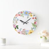 Maak je eigen bloemen wandklok (Huis)