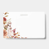 Maak Je Eigen Bloemenbadge Badge (Achterkant)