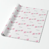 Maak je eigen bloemenborder cadeaupapier (Uitgerold)