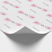 Maak je eigen bloemenborder cadeaupapier (Hoek)