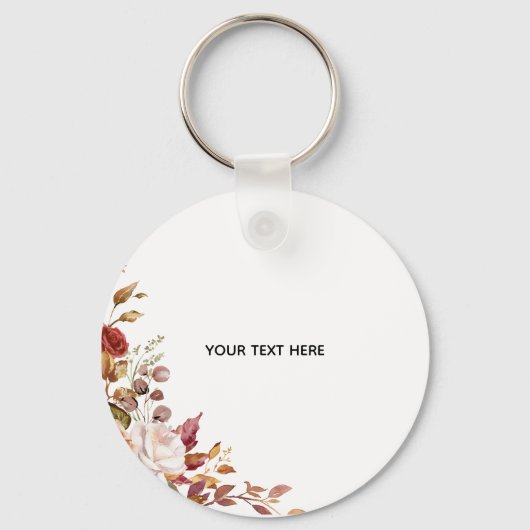 Maak Je Eigen Bloemensleutelhanger Sleutelhanger (Voorkant)
