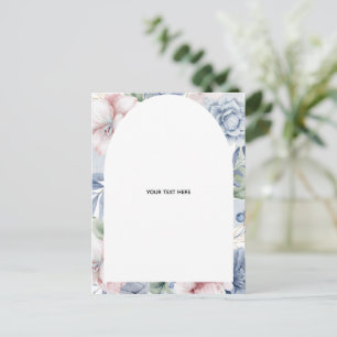 Maak Je Eigen Bloemige Gevouwen Bedankkaart Briefkaart
