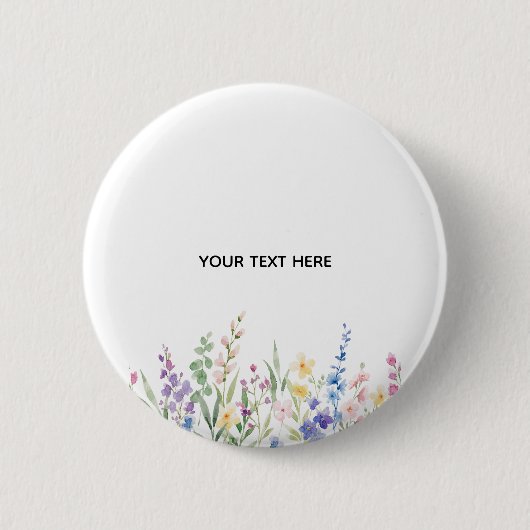 Maak je eigen bloemknop ronde button 5,7 cm (Voorkant)