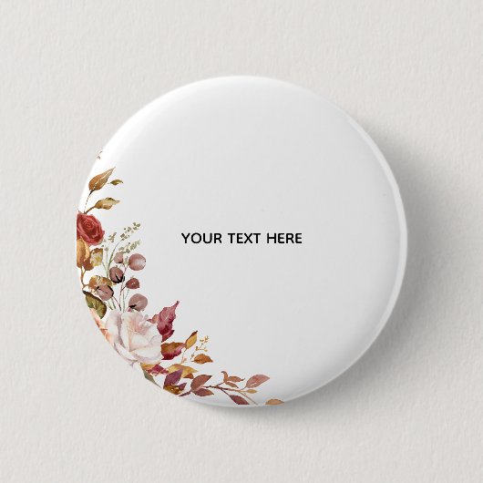 Maak je eigen bloemknop ronde button 5,7 cm (Voorkant)