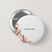 Maak je eigen bloemknop ronde button 5,7 cm (Voorkant /achterkant)