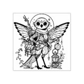 Maak Je Eigen Bloemrijke Maanlied Vogel Rubberstempel (Afrduk)