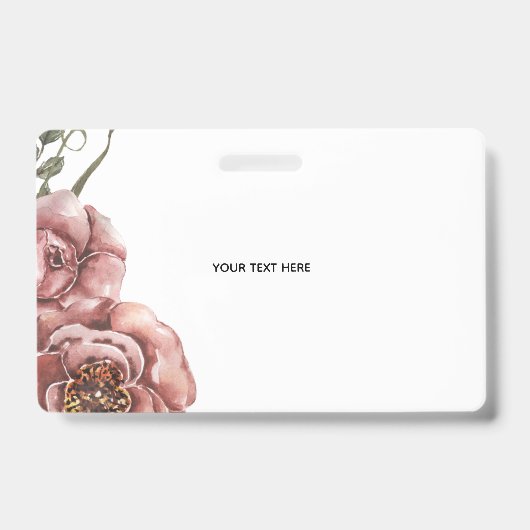 Maak je eigen bloemschikking badge (Voorzijde)
