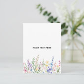 Maak je eigen bloemschikking briefkaart (Staand voorkant)