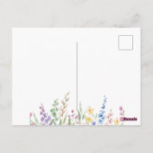 Maak je eigen bloemschikking briefkaart (Achterkant)