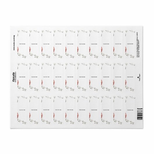 Maak je eigen bloemschikking etiket (Full Sheet)