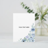 Maak je eigen bloemschikking feestdagenkaart (Staand voorkant)