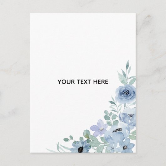 Maak je eigen bloemschikking feestdagenkaart (Voorkant)