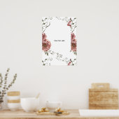 Maak je eigen bloemschikking poster (Keuken)