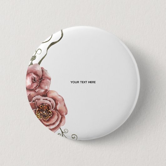 Maak je eigen bloemschikking ronde button 5,7 cm (Voorkant)