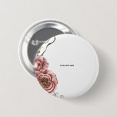 Maak je eigen bloemschikking ronde button 5,7 cm (Voorkant /achterkant)