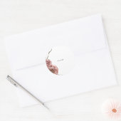 Maak je eigen bloemschikking ronde sticker (Envelop)