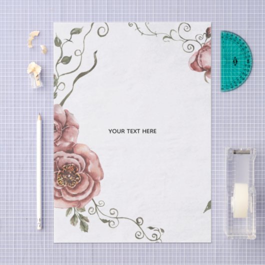Maak je eigen bloemschikking tissuepapier (Craft)