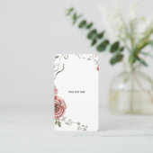 Maak je eigen bloemschikking visitekaartje (Staand voorkant)