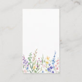 Maak je eigen bloemschikking visitekaartje (Achterkant)