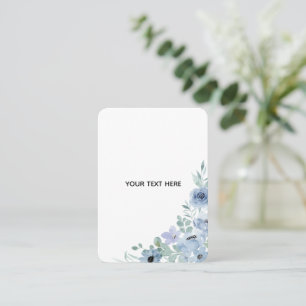 Maak je eigen bloemschikking visitekaartje