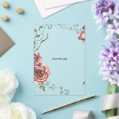 Maak je eigen bloemstuk  acryl uitnodigingen (Insitu (Huwelijk))