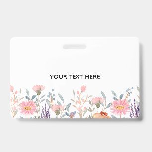 Maak je eigen bloemstuk badge