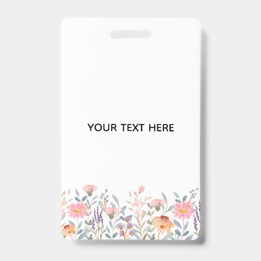 Maak je eigen bloemstuk  badge (Voorzijde)