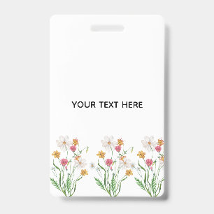 Maak je eigen bloemstuk badge