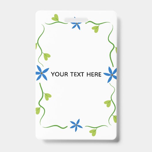 Maak je eigen bloemstuk badge (Voorzijde)