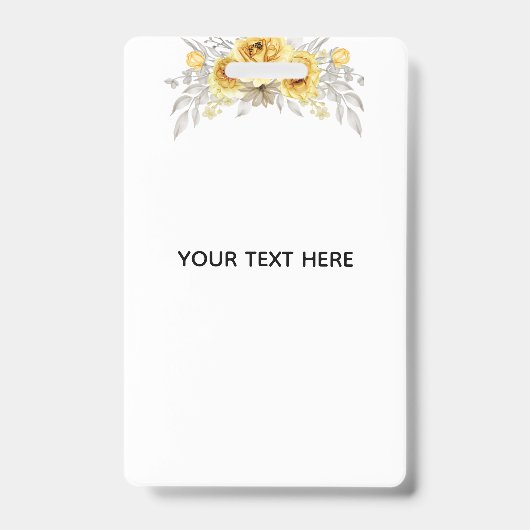 Maak je eigen bloemstuk badge (Voorzijde)