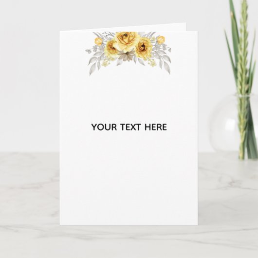 Maak je eigen bloemstuk bedankkaart (Voorkant)