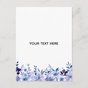 Maak je eigen bloemstuk briefkaart