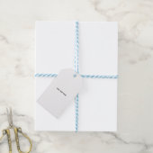Maak je eigen bloemstuk cadeaulabel (Met Touw)