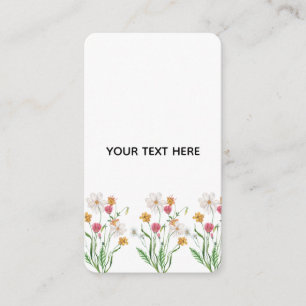 Maak je eigen bloemstuk informatiekaartje