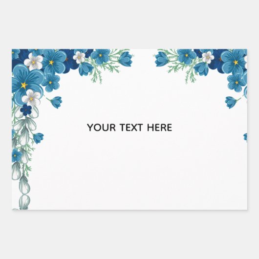 Maak Je Eigen Bloemstuk Inpakpapier Vel (Voorkant)