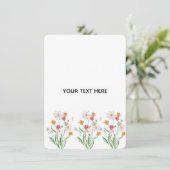 Maak je eigen bloemstuk  kaart (Staand voorkant)