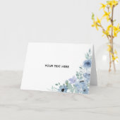 Maak je eigen bloemstuk kaart (Gele Bloem)