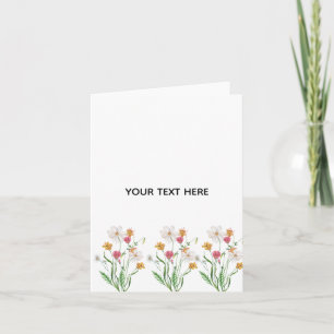 Maak je eigen bloemstuk kaart