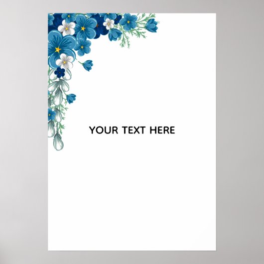 Maak Je Eigen Bloemstuk Poster (Voorkant)