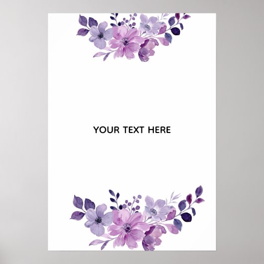 Maak Je Eigen Bloemstuk Poster (Voorkant)