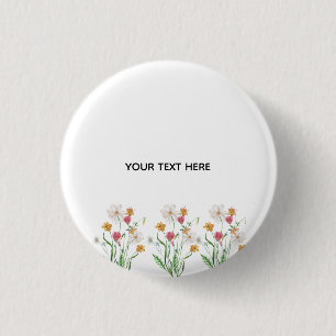 Maak je eigen bloemstuk ronde button 3,2 cm