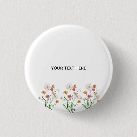 Maak je eigen bloemstuk ronde button 3,2 cm (Voorkant)