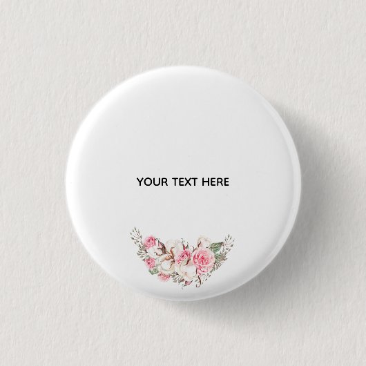 Maak je eigen bloemstuk ronde button 3,2 cm (Voorkant)