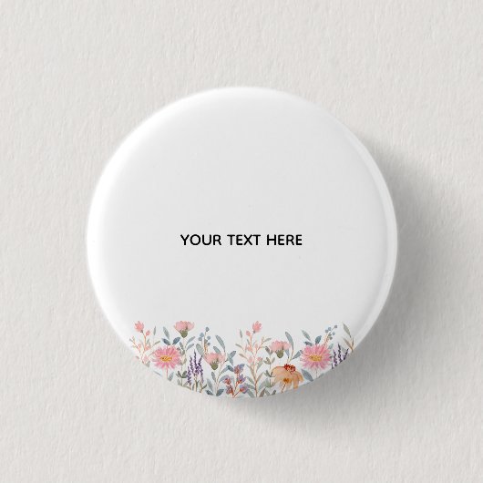 Maak je eigen bloemstuk ronde button 3,2 cm (Voorkant)