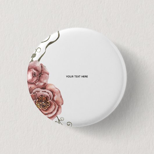 Maak je eigen bloemstuk ronde button 3,2 cm (Voorkant)