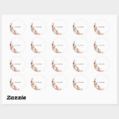 Maak Je Eigen Bloemstuk Ronde Sticker (Vel)