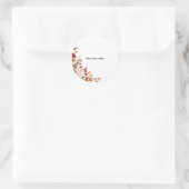 Maak Je Eigen Bloemstuk Ronde Sticker (Tas)