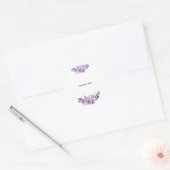 Maak Je Eigen Bloemstuk Ronde Sticker (Envelop)