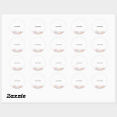 Maak je eigen bloemstuk  ronde sticker (Vel)