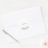 Maak je eigen bloemstuk  ronde sticker (Envelop)